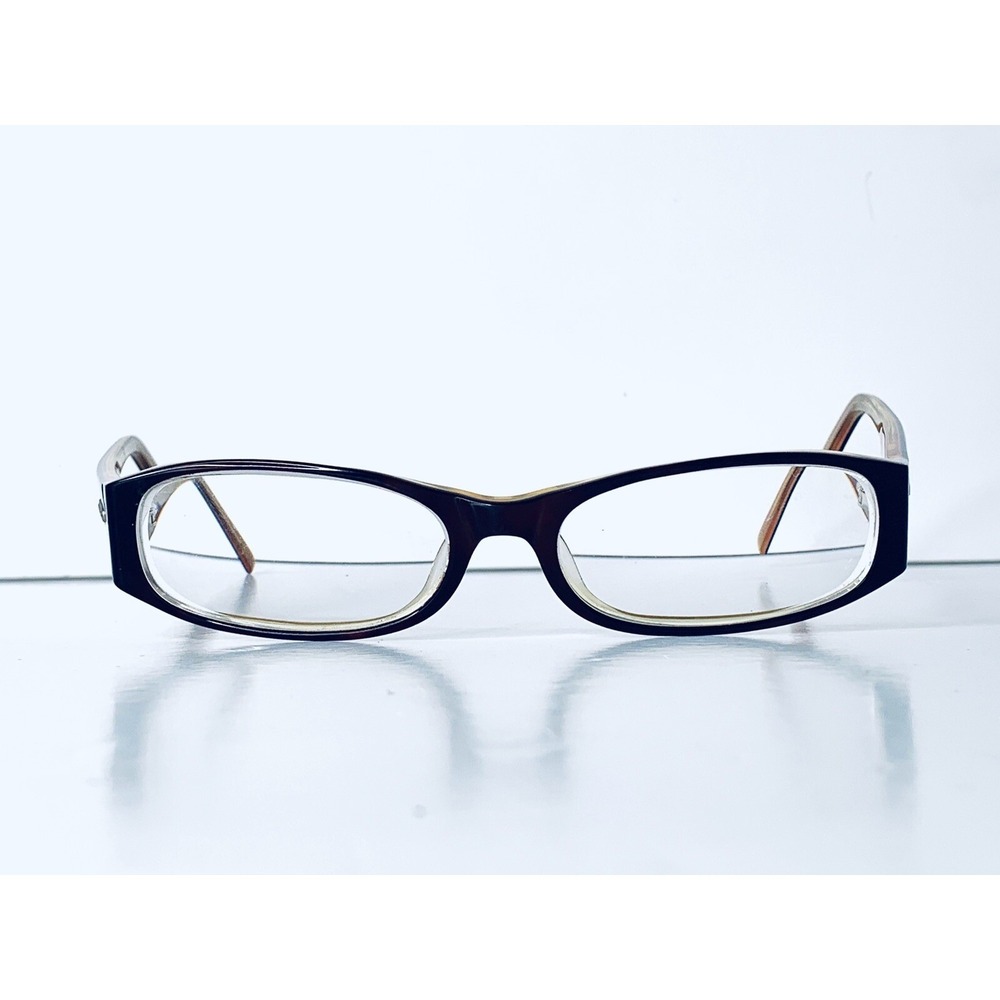 Versace Versus Tortoise Rectangular Glasses W Clear Yellow MOD VR8032 51 16 130